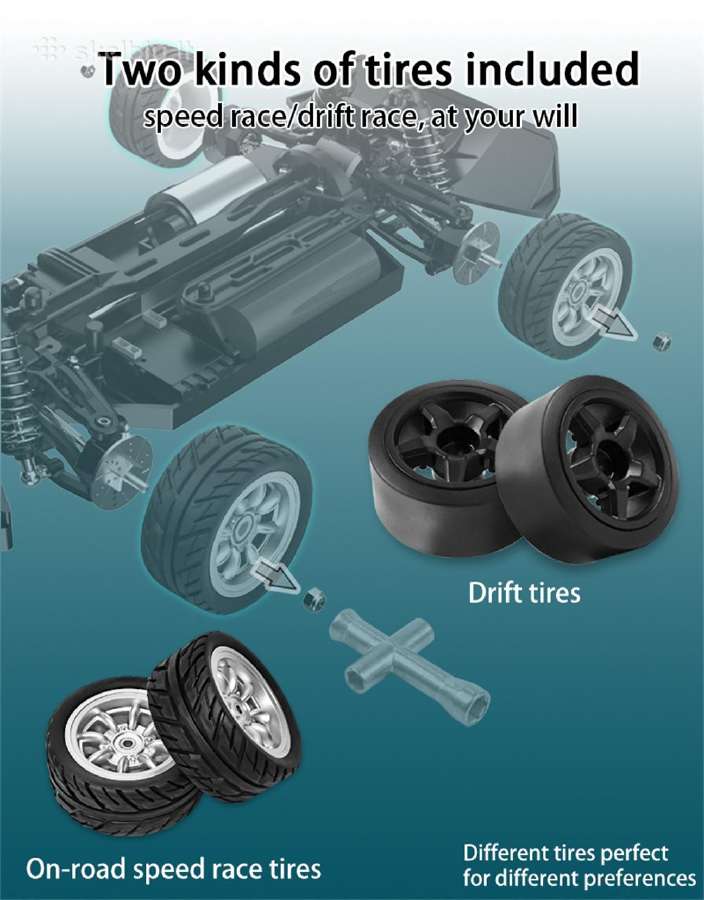 RC Drift ralio mašinėlė Sg Pinecone 2x baterijos - nuotraukos Nr. 11
