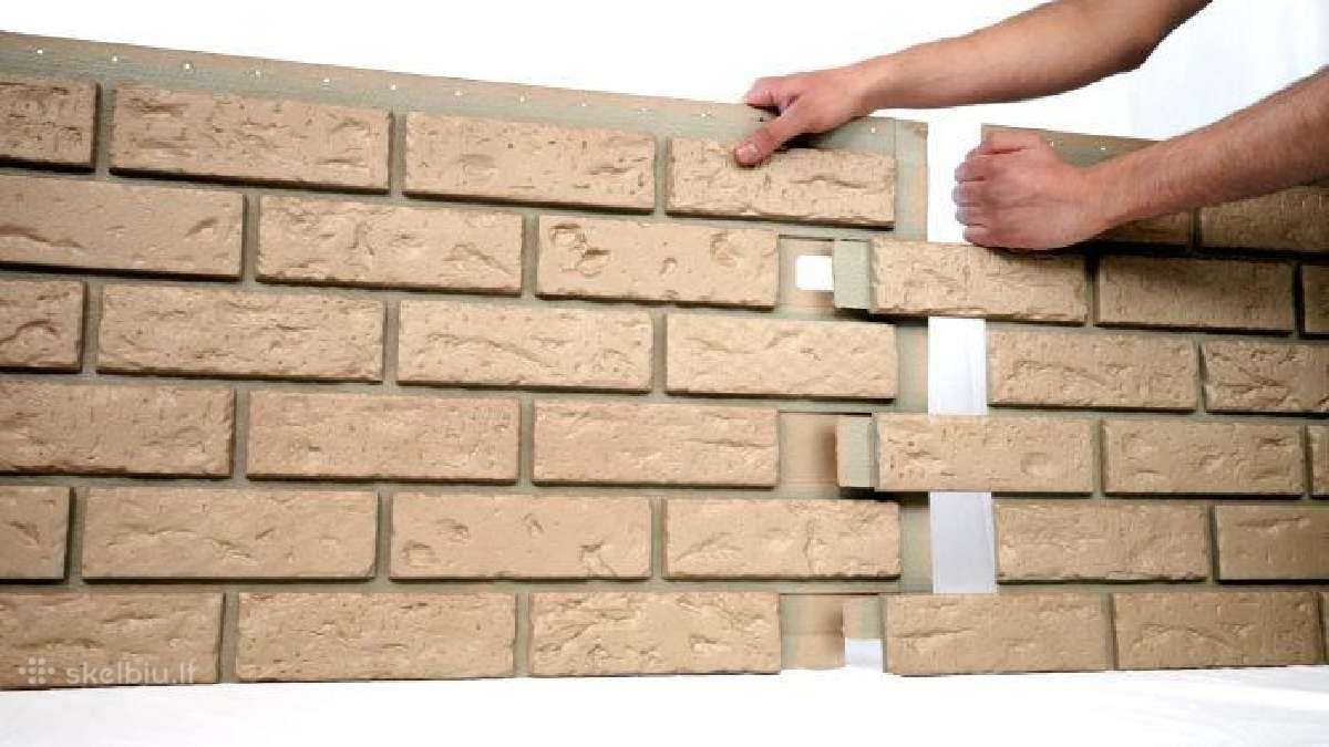 Plastikinė fasado plokštė "plytų imitacija Hl" - nuotraukos Nr. 2