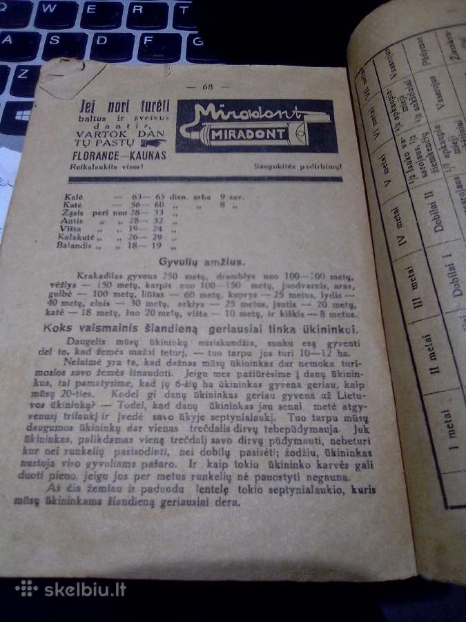 Laimės kalendorius 1928m. - nuotraukos Nr. 4