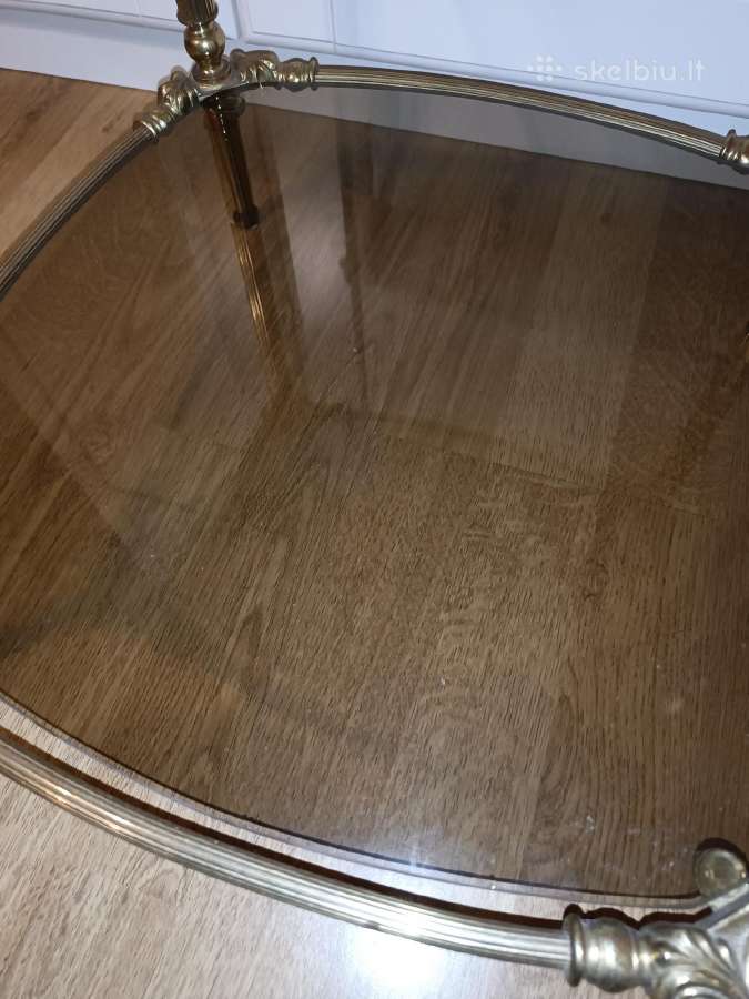 Žalvarinis midi staliukas kavai ar gėlei pasidėti - nuotraukos Nr. 21