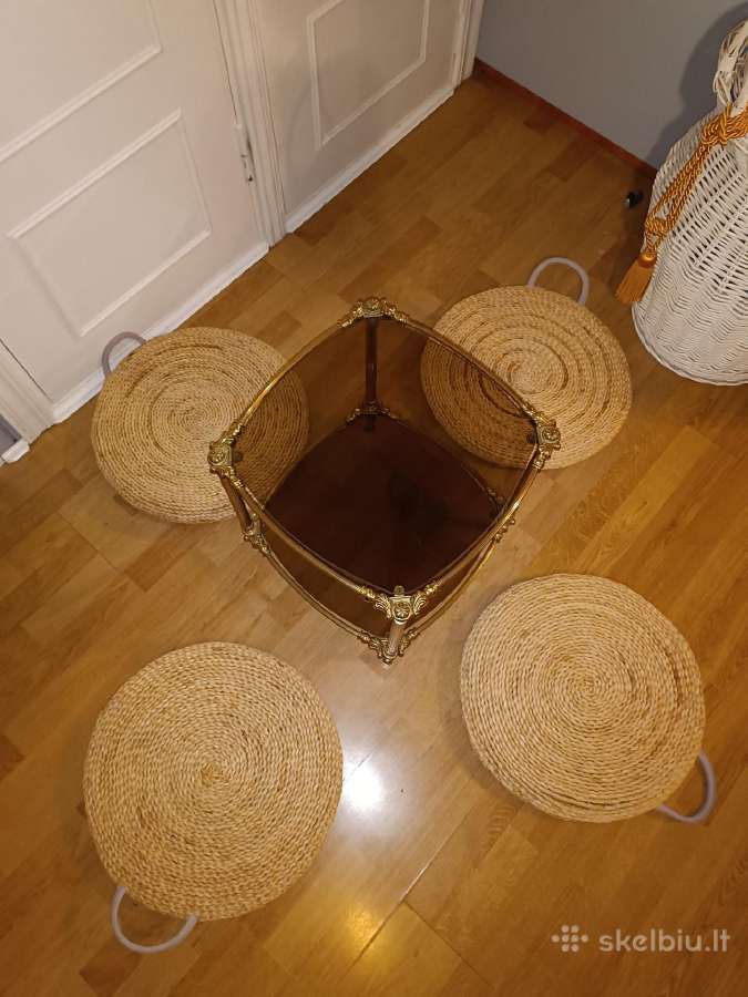 Žalvarinis midi staliukas kavai ar gėlei pasidėti - nuotraukos Nr. 24