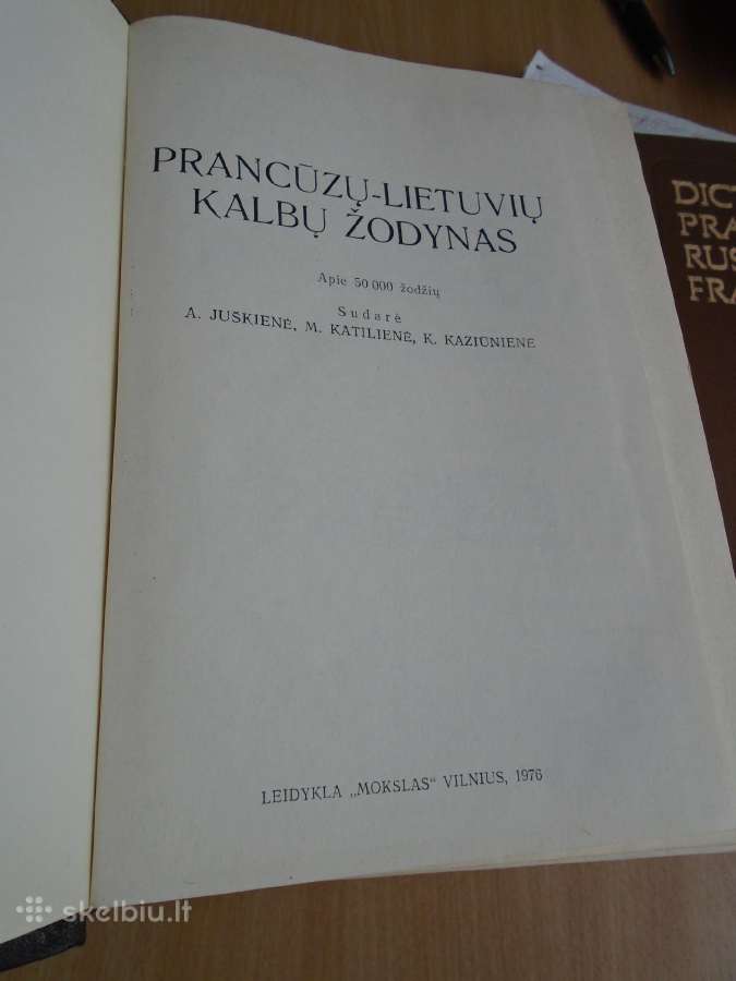 Prancūzų-lietuvių kalbų žodynas - nuotraukos Nr. 2