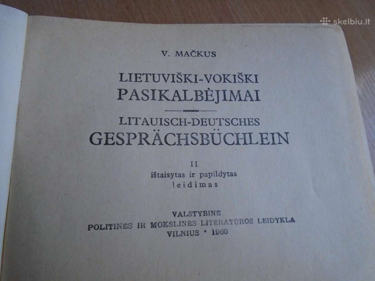 Lietuviški- vokiški pasikalbėjimai - nuotraukos Nr. 2