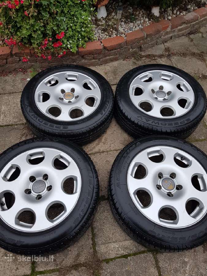 Sus R16 Audi originalūs ratai R16 ir R15 su padangom - Skelbiu.lt