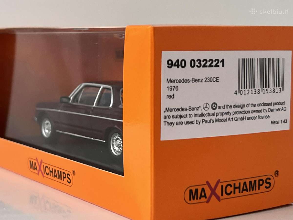 Mercedes Benz 230ce 1:43 - nuotraukos Nr. 9