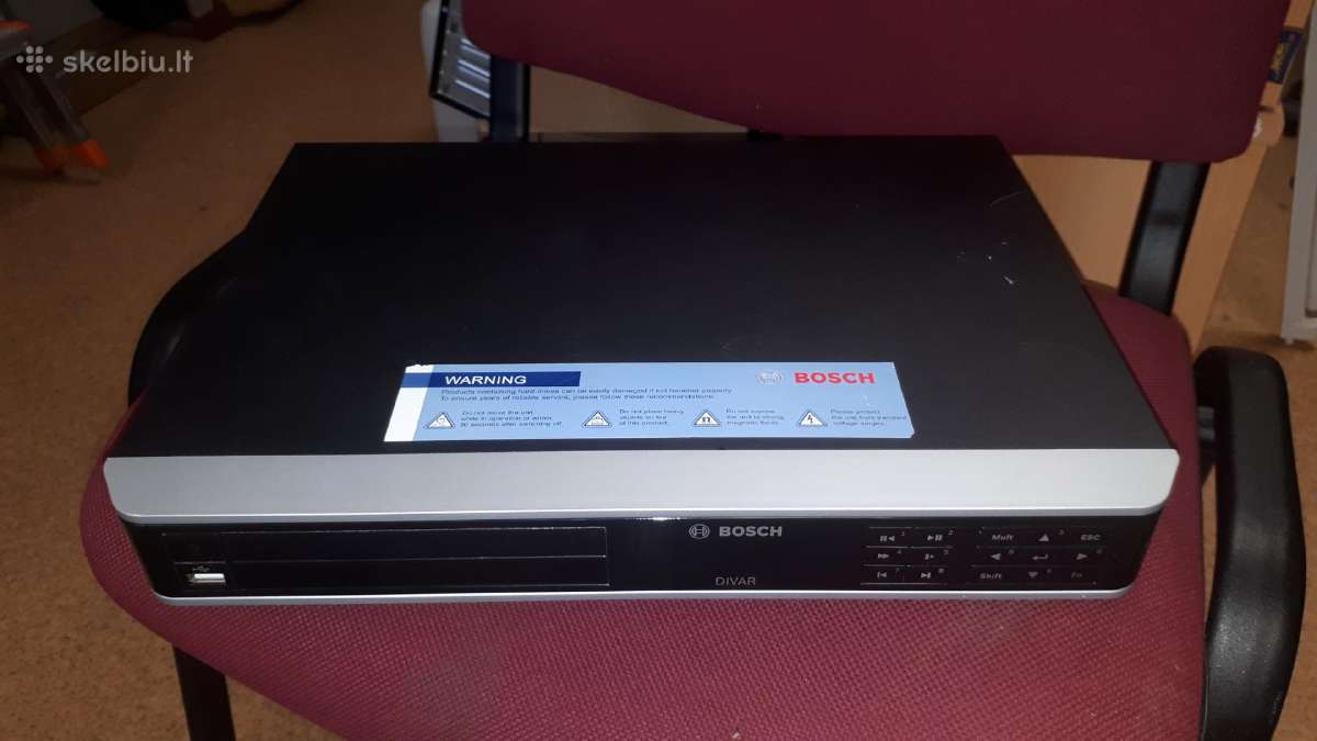 Analoginis įrašymo įrenginys Bosch Dvr 3000 - nuotraukos Nr. 2