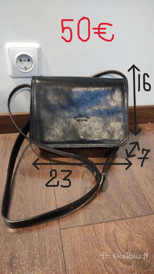 Crossbody rankinė, Odinė rankinė - nuotraukos Nr. 6