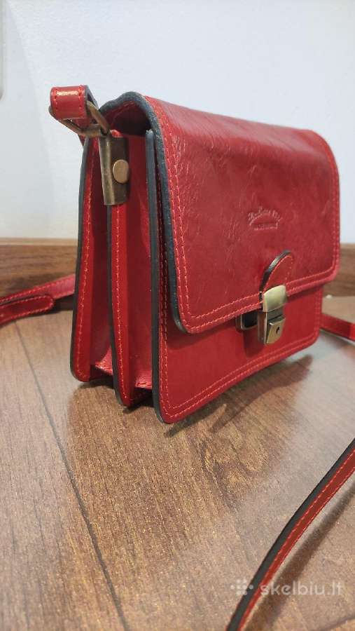 Crossbody rankinė, Odinė rankinė - nuotraukos Nr. 4