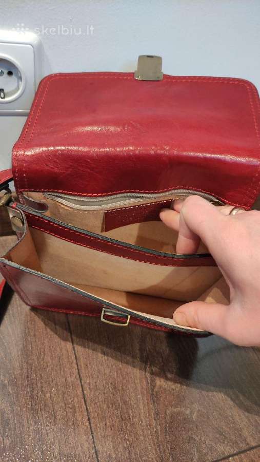 Crossbody rankinė, Odinė rankinė - nuotraukos Nr. 5
