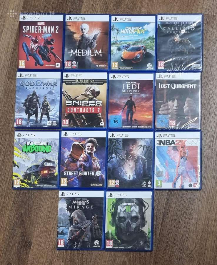 Ps5 geri žaidimai