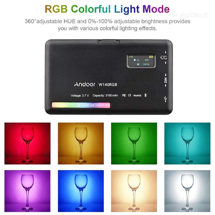 Rgb LED panelė (Cri: 95+) - nuotraukos Nr. 5