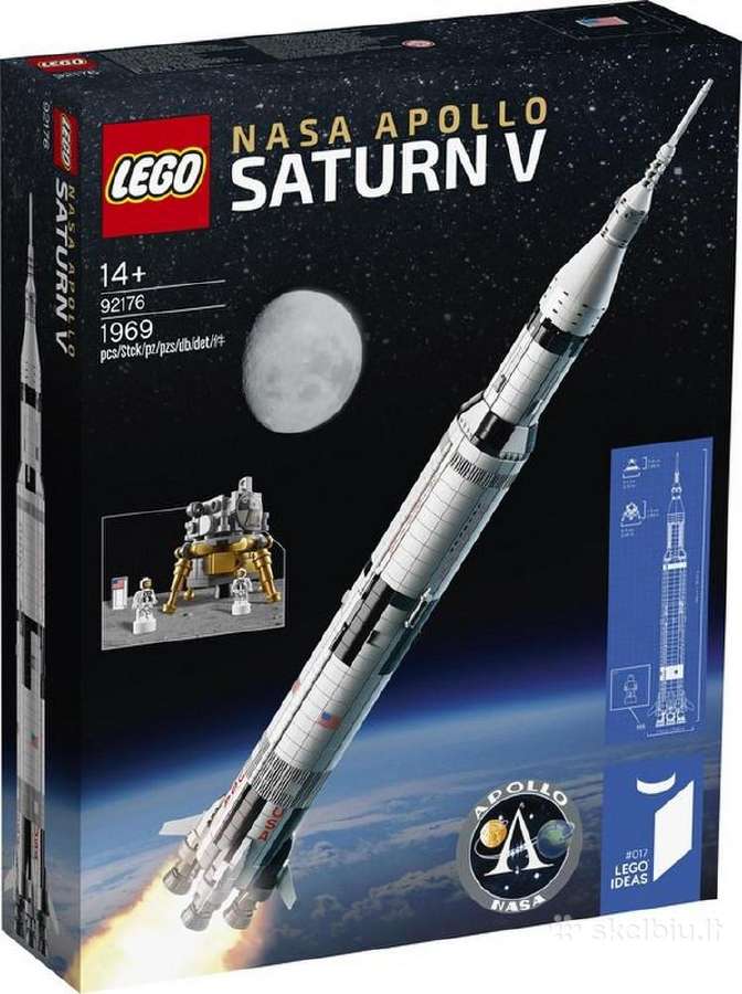 Lego Ideas Nasa Apollo Saturn V - 92176