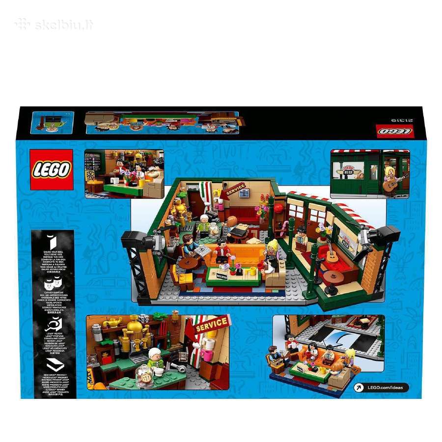 Lego Ideas Central Perk 21319, naujas, su cekiu