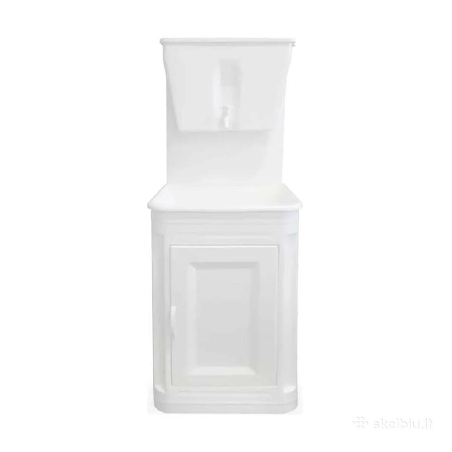 Praustuvai su plastikinė kriaukle