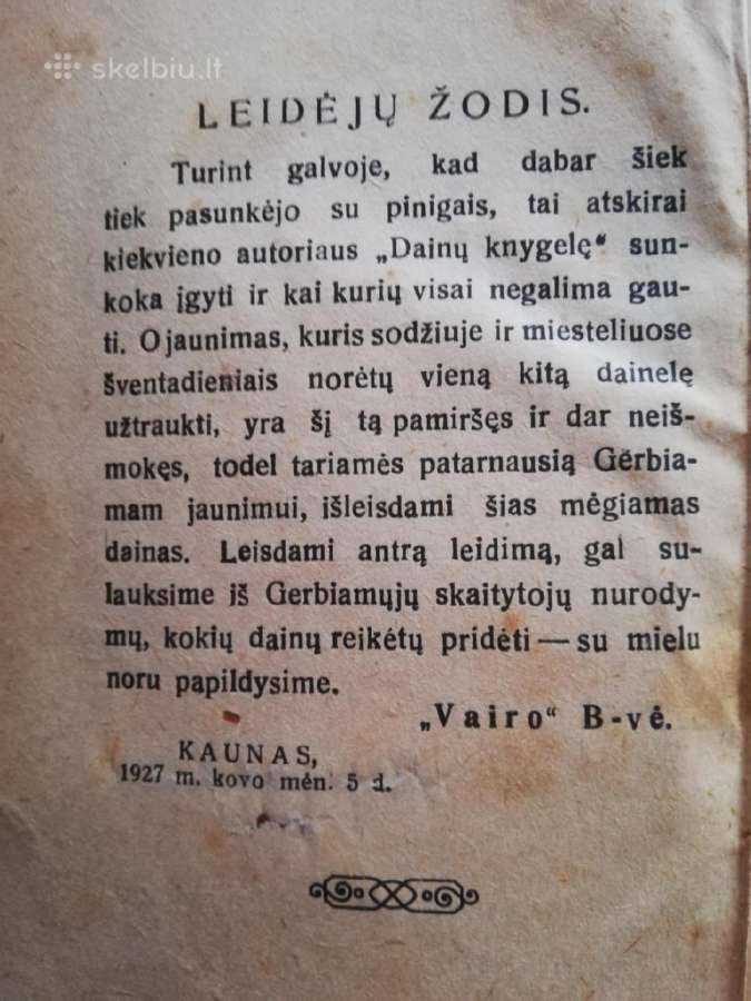 Sodieciu dainos 1927m - nuotraukos Nr. 2