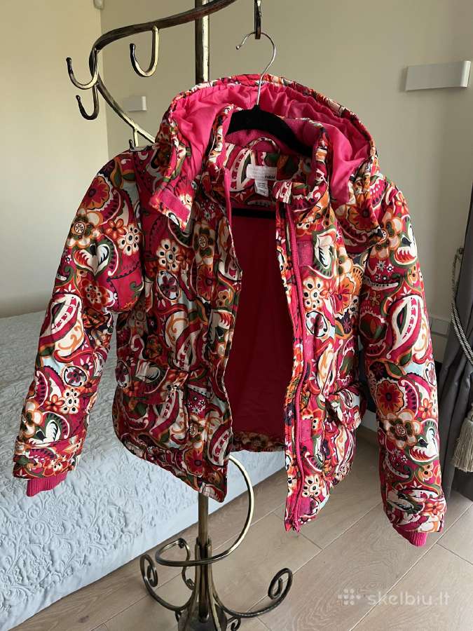 H&m Žieminė Šilta mergaitiška striukė 134- 140 cm