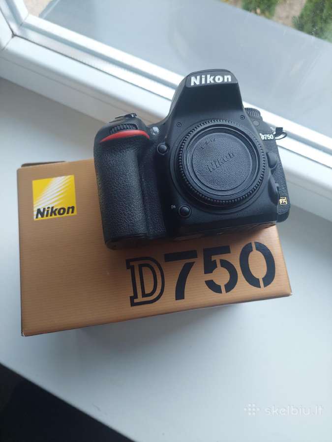 Nikon D750 užraktas 63t. pilnas komplektas - Skelbiu.lt