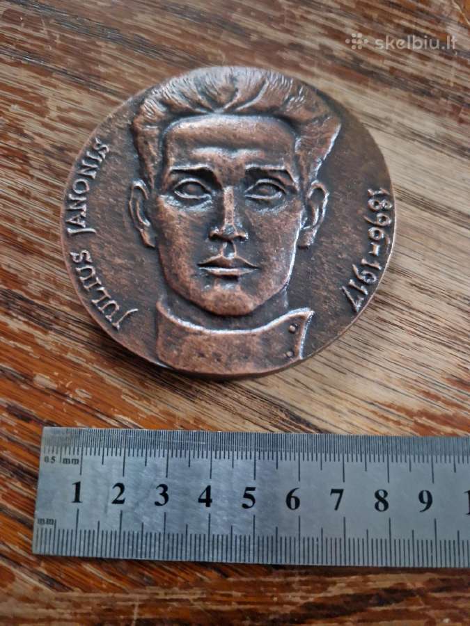 Stalo medalis Julius Janonis 1896-1917. 1986 m. - nuotraukos Nr. 2