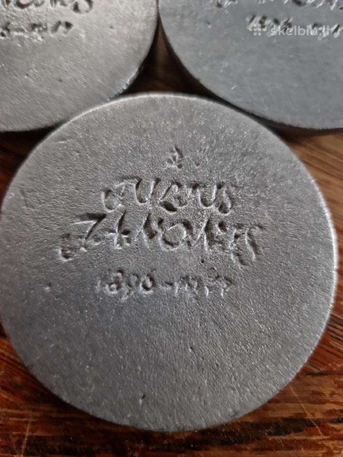 Stalo medalis Julius Janonis 1896-1917 10 eur/vnt - nuotraukos Nr. 6