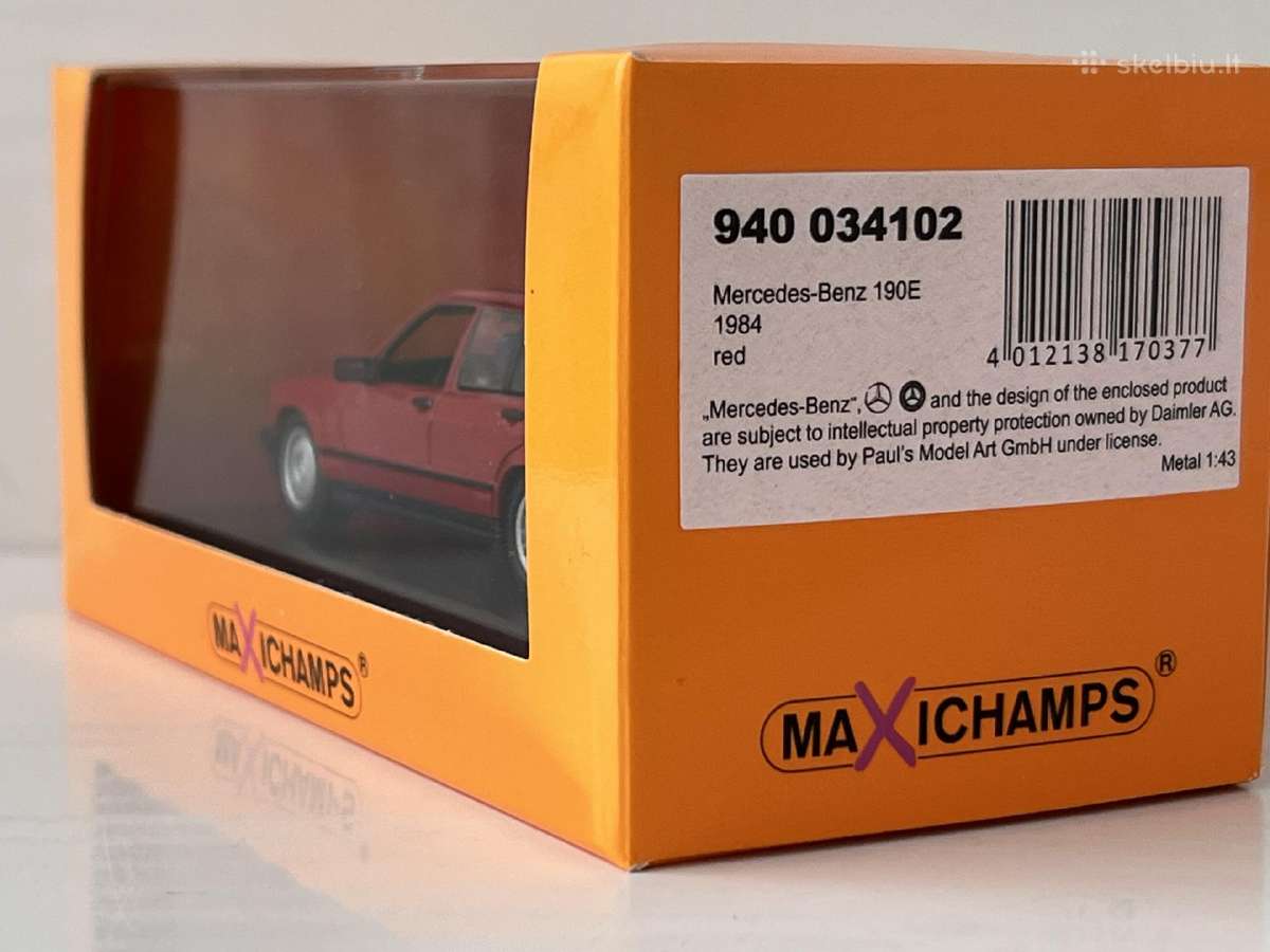 Mercedes Benz 190e 1:43 - nuotraukos Nr. 9
