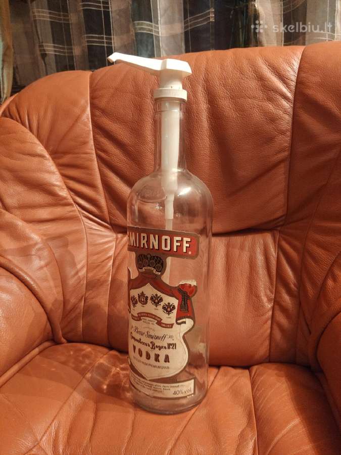3 litrų butelis su dozatorium
