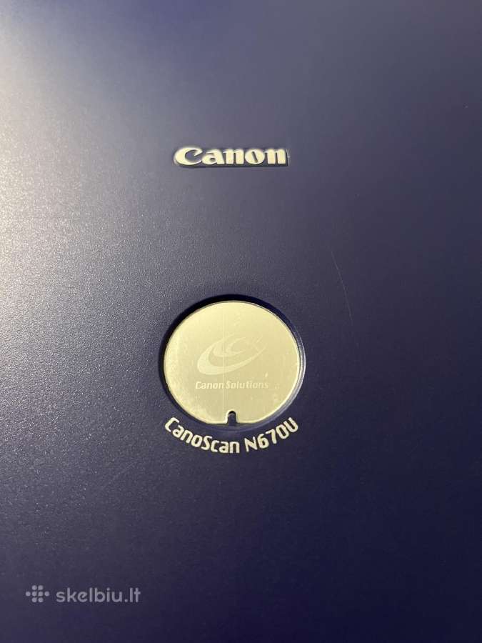 Skeneris Canon Canoscan N670u - nuotraukos Nr. 2