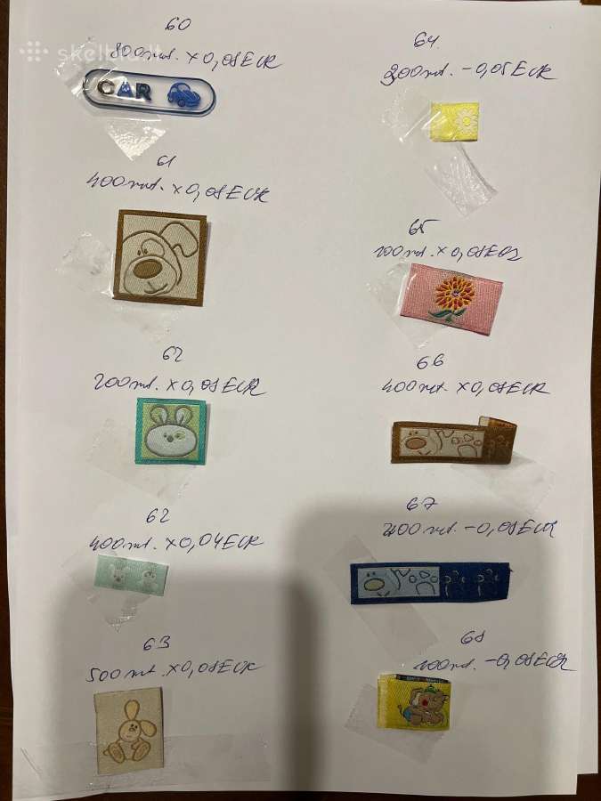 Siuvimo furnitūra , nėriniai - nuotraukos Nr. 15