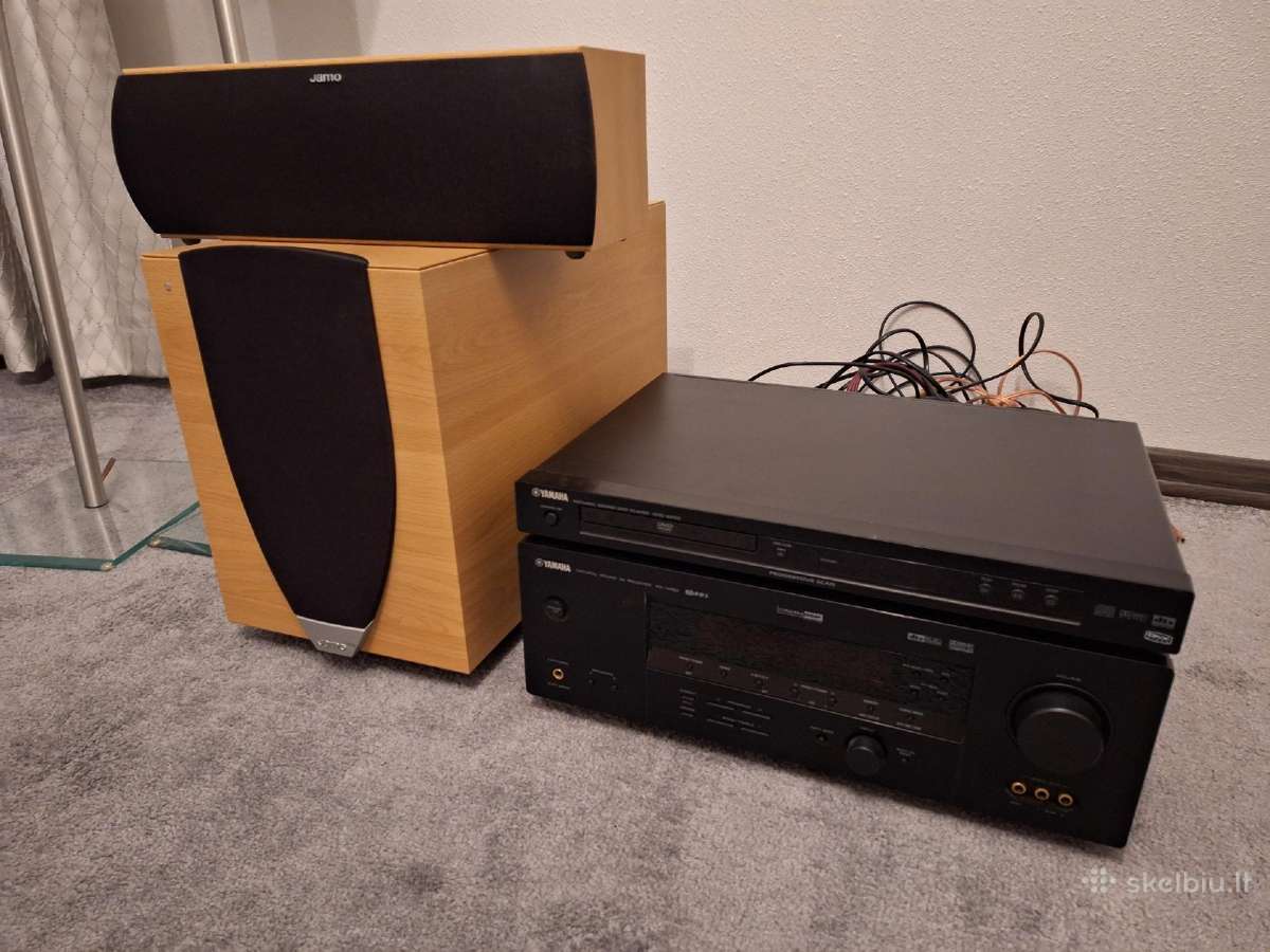 Yamaha namų kino sistema ir Jamo kolonėlės