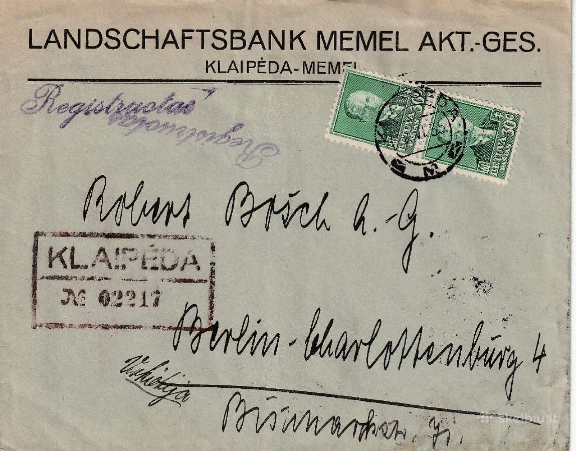 Memel Lietuva seni Laiskai 11 Laisku - nuotraukos Nr. 4