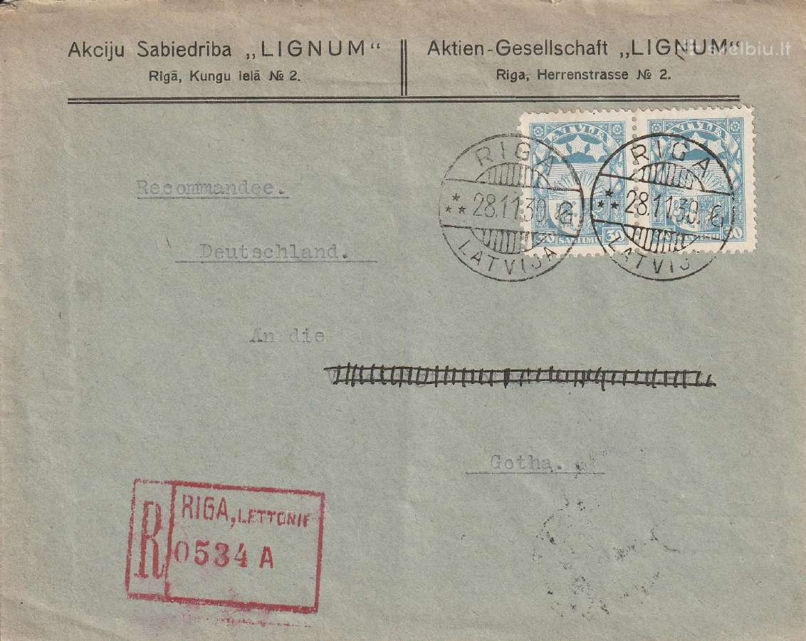 Memel Lietuva seni Laiskai 11 Laisku - nuotraukos Nr. 7