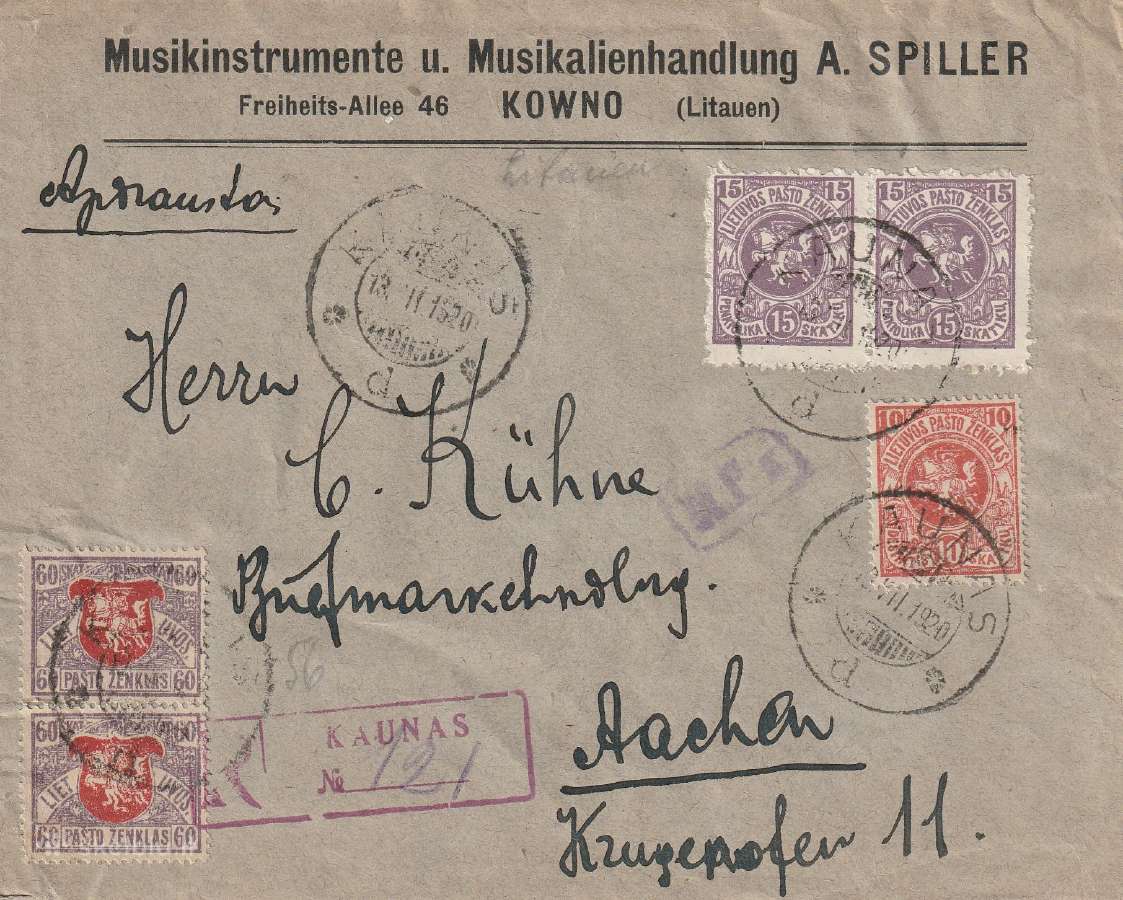 Memel Lietuva seni Laiskai 11 Laisku - nuotraukos Nr. 9