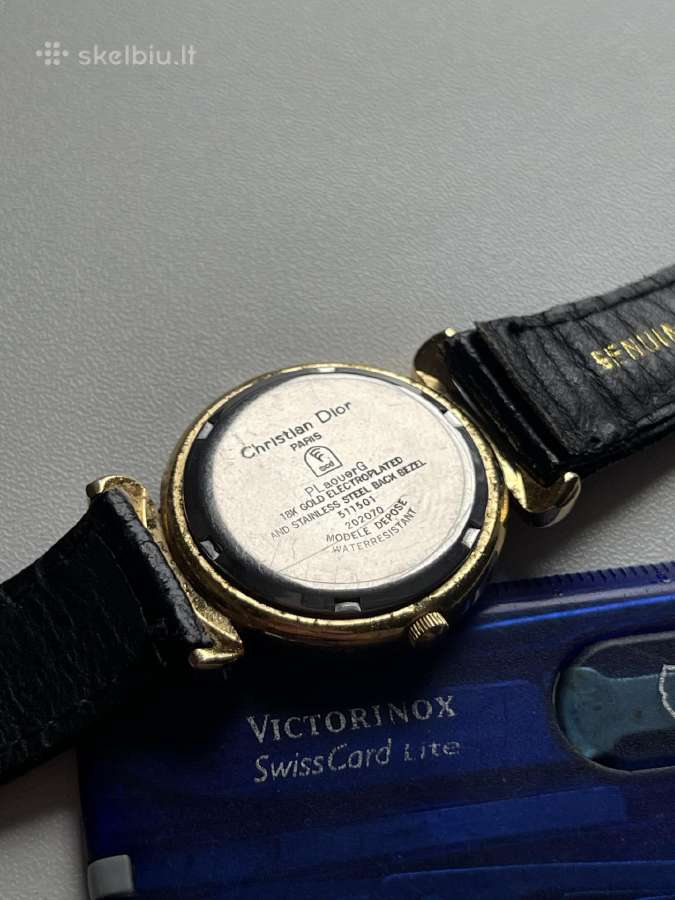 1980s vintage Christian Dior 18k gold electroplate - nuotraukos Nr. 10