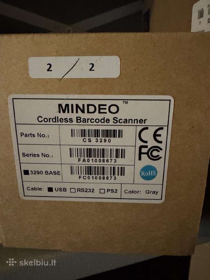 Parduodu Mindeo barkodu skaneri