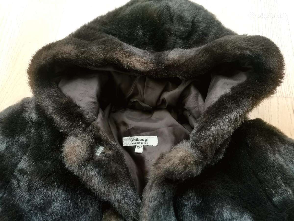 „h&m Chiboogi“ dirbtinio kailio paltukas 104 cm - nuotraukos Nr. 4