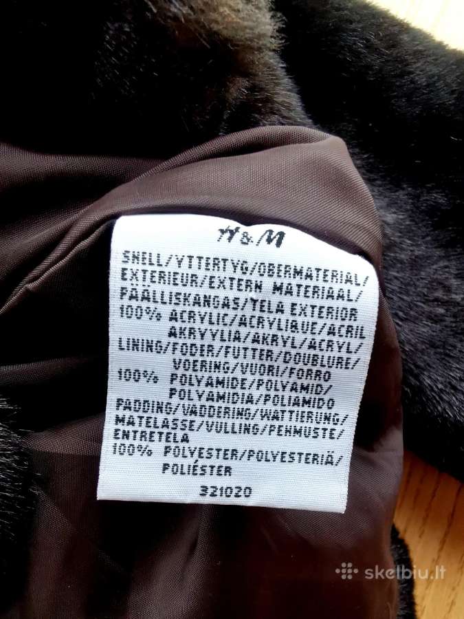 „h&m Chiboogi“ dirbtinio kailio paltukas 104 cm - nuotraukos Nr. 8