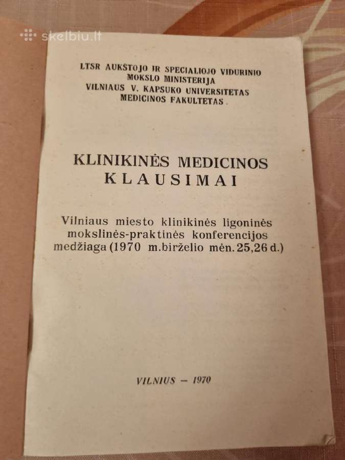 Klinikinės medicinos klausimai - nuotraukos Nr. 2