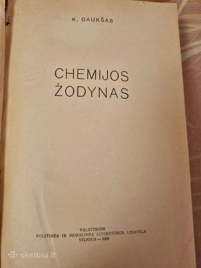 Chemijos žodynas - nuotraukos Nr. 2
