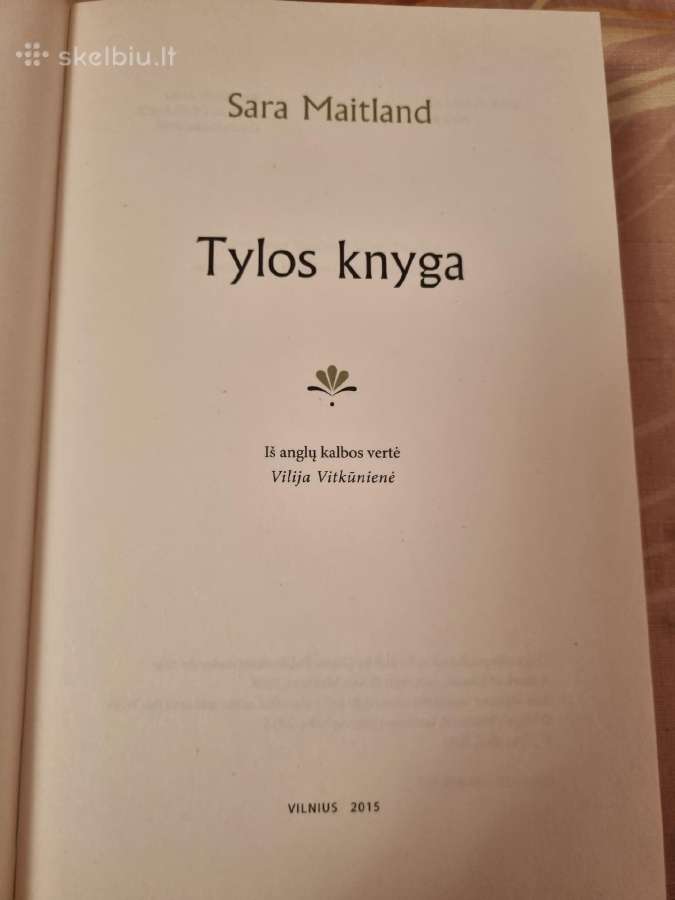 Tylos knyga - nuotraukos Nr. 3
