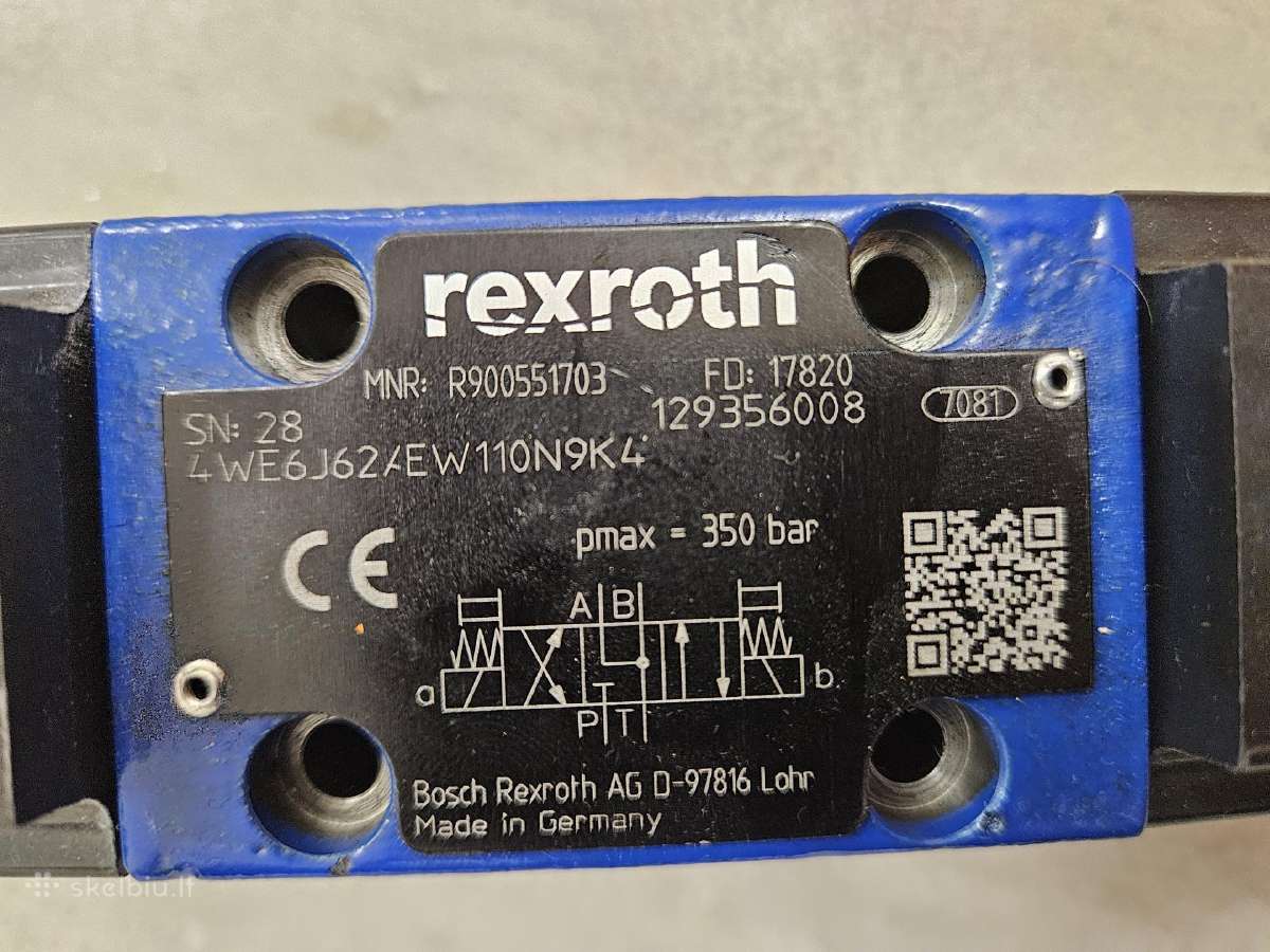 Rexroth 4we6j6x/ew110n9k4 Valve - nuotraukos Nr. 2