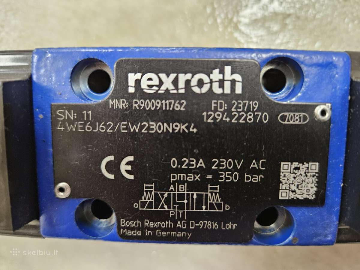 Rexroth 4we6j62/ew230n9k4 Valve - nuotraukos Nr. 3