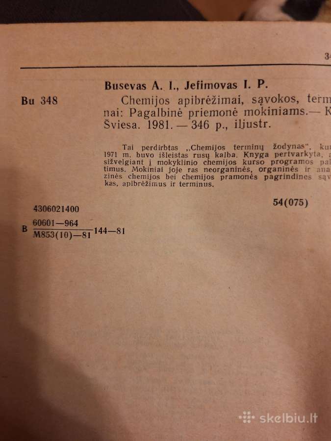 Chemijos apibrėžimai sąvokos terminai - nuotraukos Nr. 2