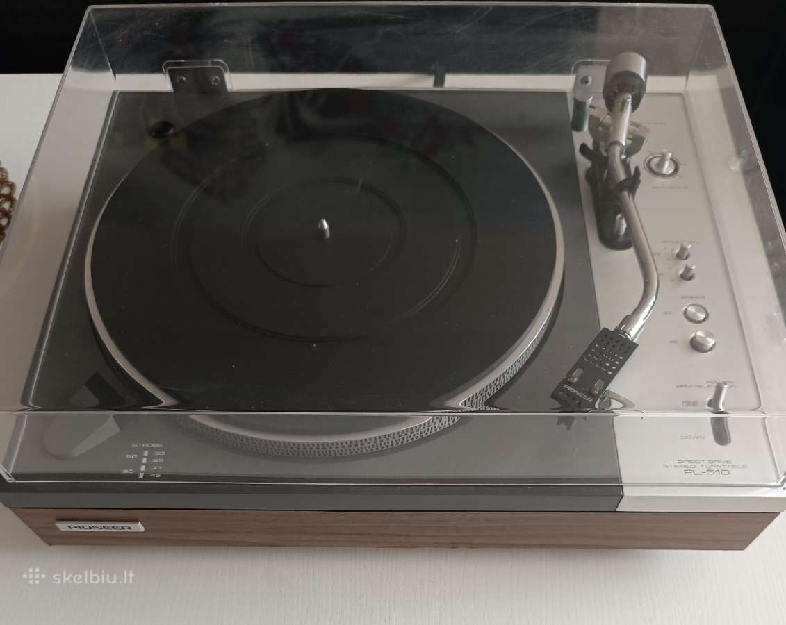 Labai puikus vinilų grotuvas Pioneer Pl-510 - Skelbiu.lt