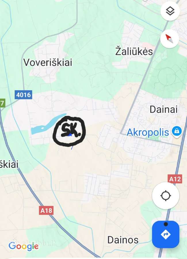 Sklypas Voveraičių g. Pataičiai