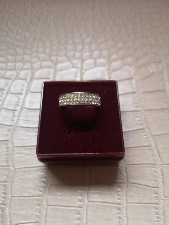Sidabrinis žiedas su cirkonio akutėmis - nuotraukos Nr. 2