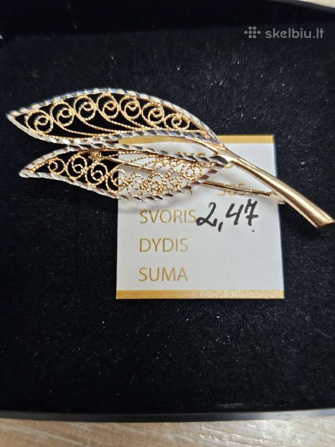 Auksinė segė - 239 Eur.
