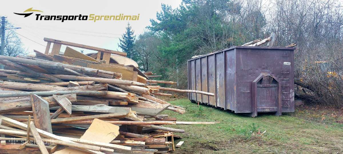 Konteineriai medienos atliekoms 10-40 m3 Hak - nuotraukos Nr. 6