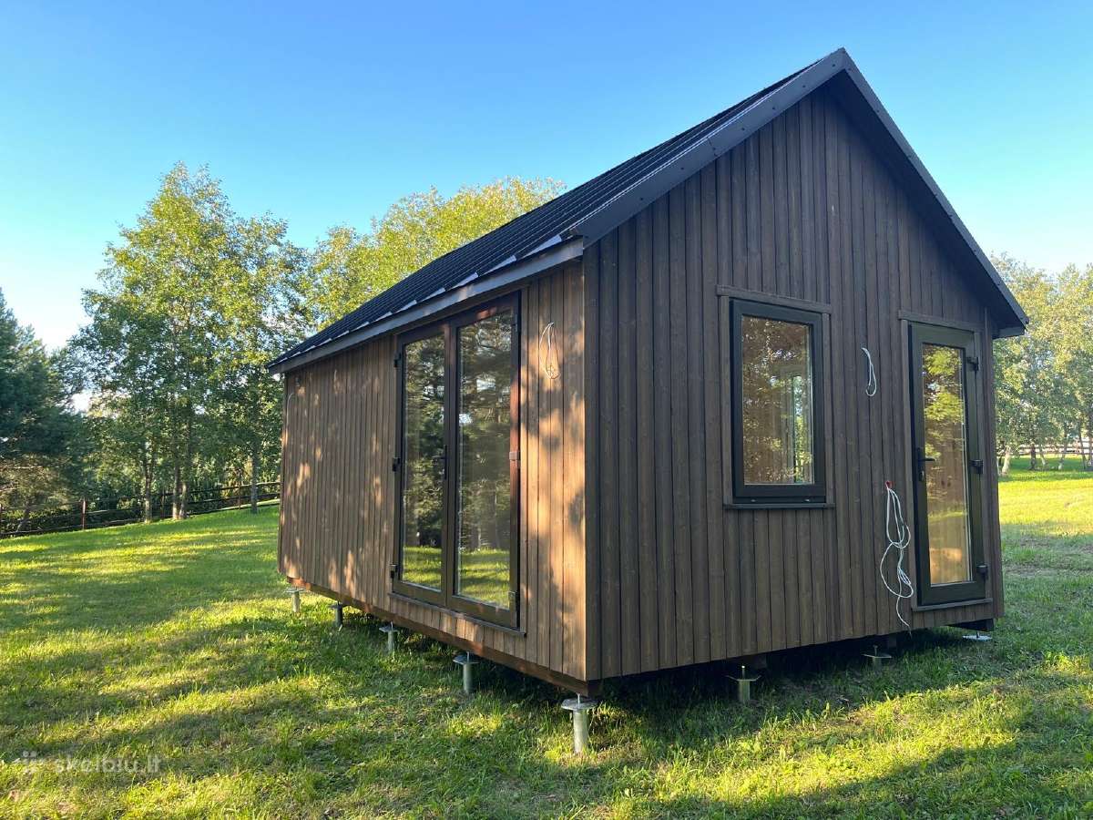 Karkasinė pirtis 4,0 x 6,0 su mansarda - nuotraukos Nr. 2