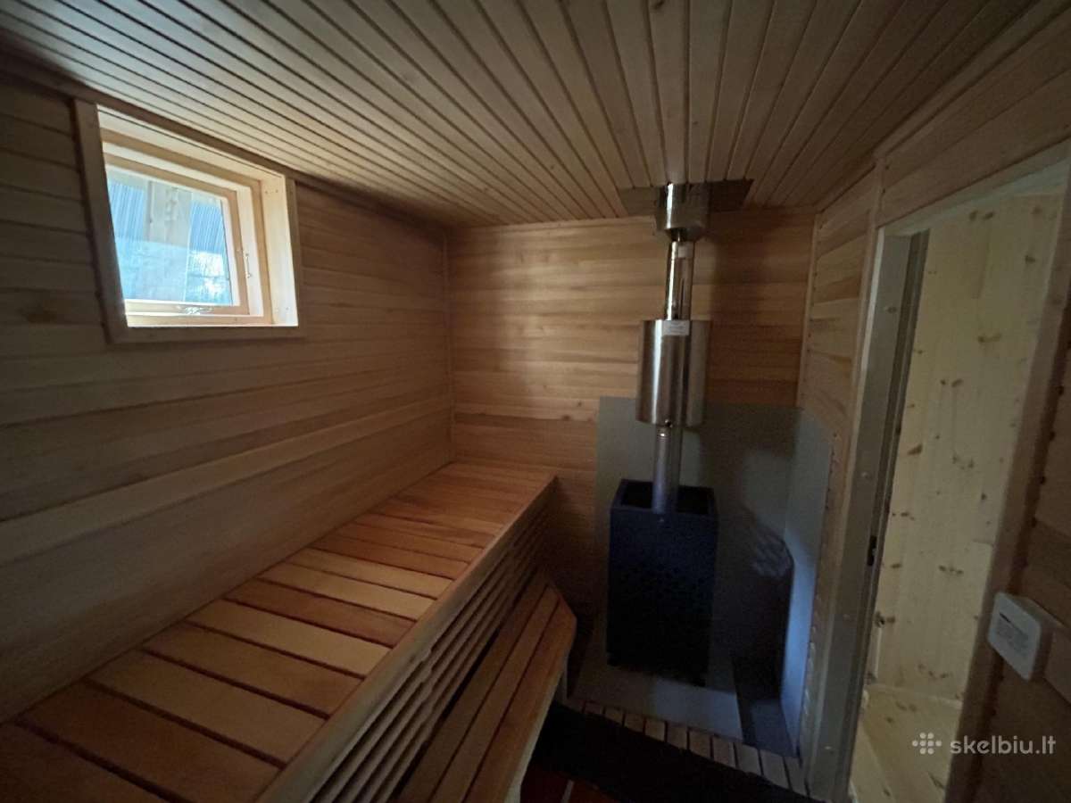 Karkasinė pirtis 4,0 x 6,0 su mansarda - nuotraukos Nr. 11