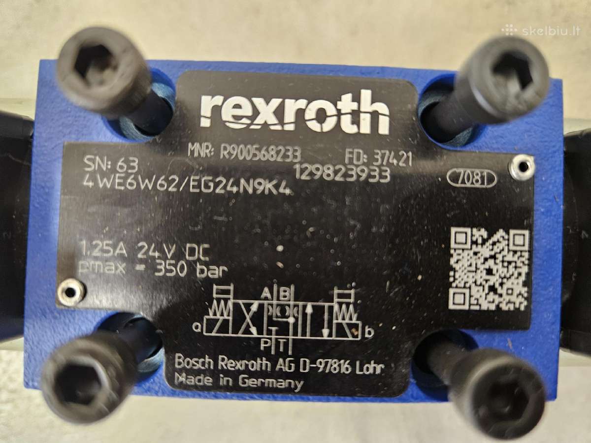 Rexroth 4we6w62/eg24n9k4 Valve - nuotraukos Nr. 2