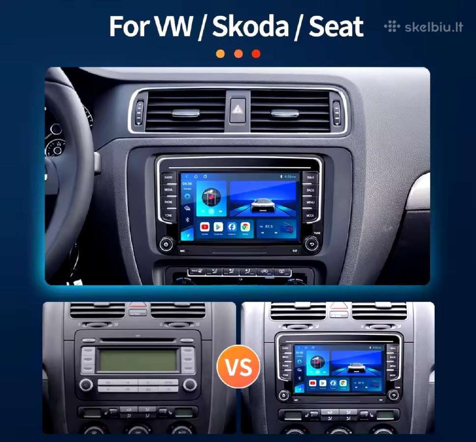 VW , Skoda , seat multimedija radija Rns - nuotraukos Nr. 3